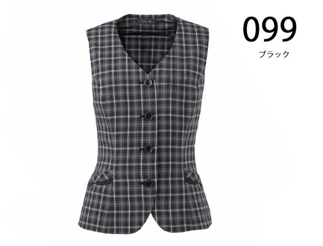 事務服 制服 pieds ピエ aitoz ベスト HCV6020 大きいサイズ17号・19号_3