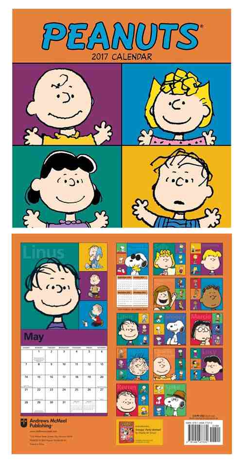 英語版 海外カレンダー Peanuts 17 Wall Calendar ピーナッツ スヌーピー 17年 壁掛け カレンダー の詳細 Au公式 総合通販サイト Wowma For Au