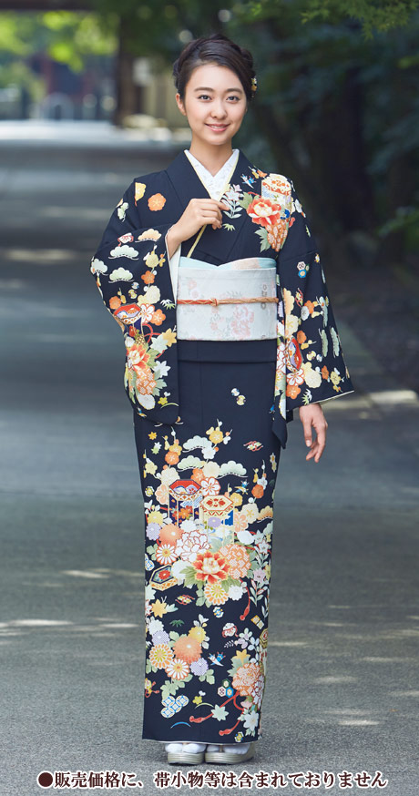 ジャパンスタイル（Ｊapan Style)仕立て上がり洗える着物 訪問着　kimonoJL-42