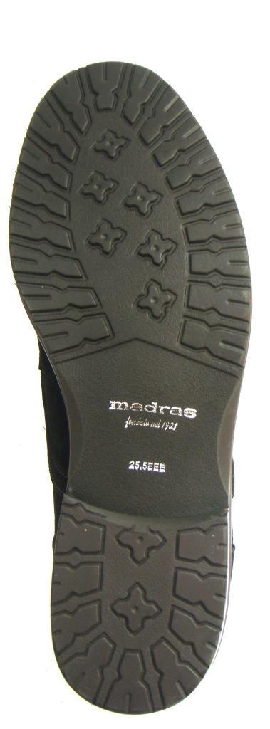 紳士ブーツ 【新品】 madras マドラス スエード&型押しレザー 25.5cmEEE 茶/ダークブラウン MA193