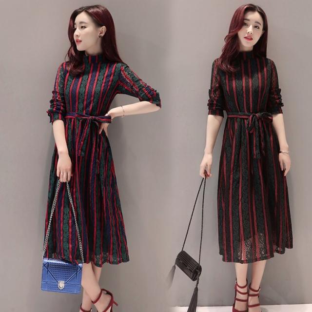 文字 バレル 配列 フォーマル ワンピース ロング 長袖 Hat Lab Jp