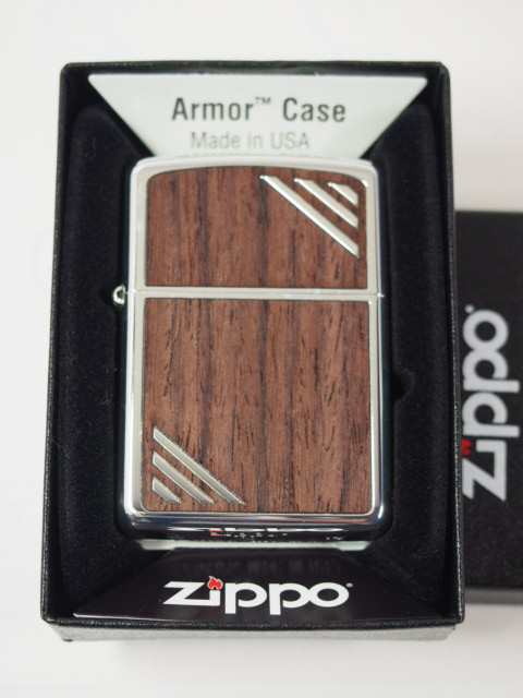 ジッポーZippo アーマー Rose Wood木 ローズウッド ライン 新品