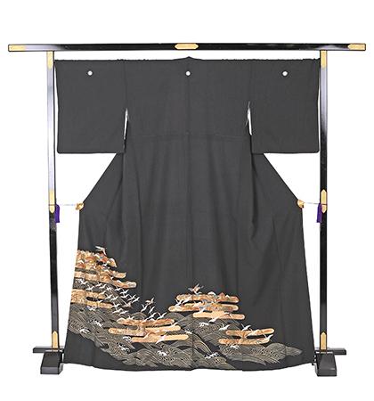 往復送料無料 2泊3日 レンタル 黒留袖 No.031-0553-M