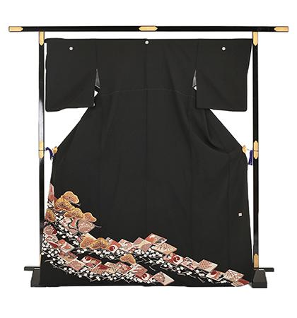 往復送料無料 2泊3日 レンタル 黒留袖 No.031-0121-M