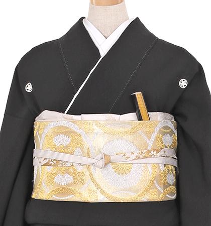 往復送料無料 2泊3日 レンタル 黒留袖 No.031-0335-Sサイズ