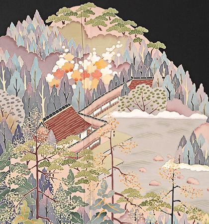 往復送料無料 2泊3日 レンタル 黒留袖 No.031-0440-Mサイズの通販はau