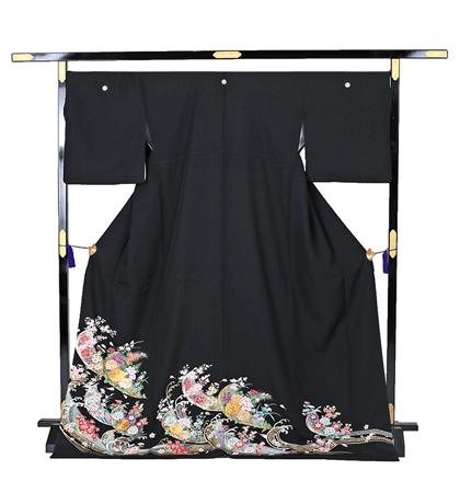 往復送料無料 2泊3日 レンタル 黒留袖 No.031-0208-LLサイズの通販はau