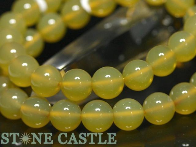 ☆高品質☆【天然石 ブレスレット】イエローオパール (3A) (約9.5〜10mm) パワーストーン 母の日 ギフト_1