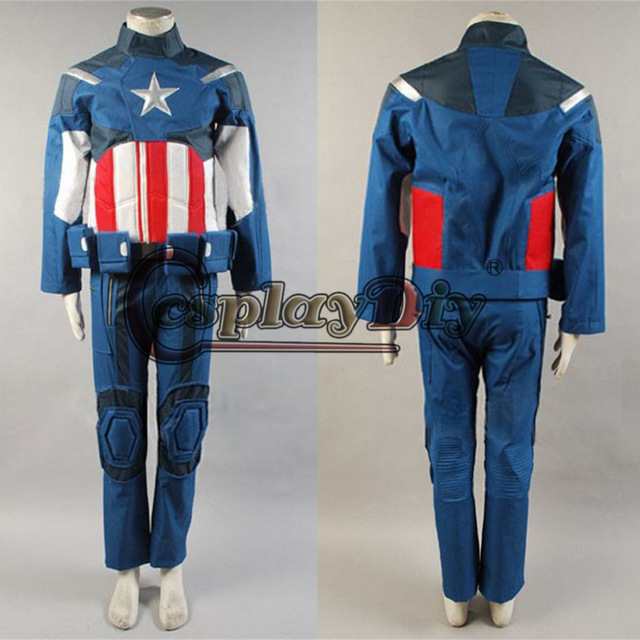 高品質 高級コスプレ衣装 キャプテン アメリカ アベンジャーズ 風 The Avengers New Jacket Pants Set costume for Captain America