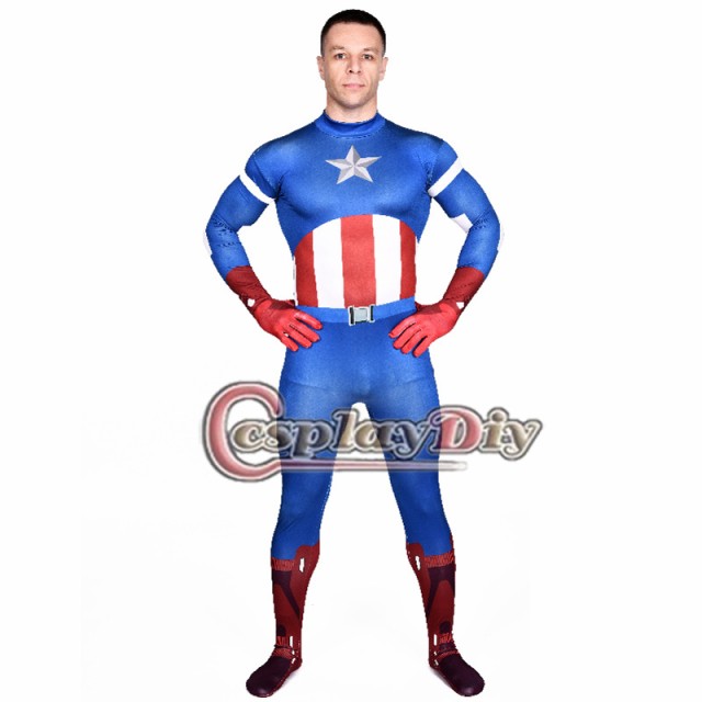 高品質 高級コスプレ衣装 キャプテンアメリカ 風 オーダーメイド ボディースーツ Captain America Costume Adult Men Bodysuitの通販はau Pay マーケット ワタナベコーポレーション