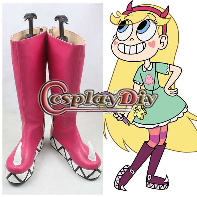 高品質 高級 オーダーメイド ブーツ 靴 悪魔バスター スター バタフライ 風 Star Vs The Forces Of Evil Princess Star Butterfly Magicの通販はau Pay マーケット ワタナベコーポレーション