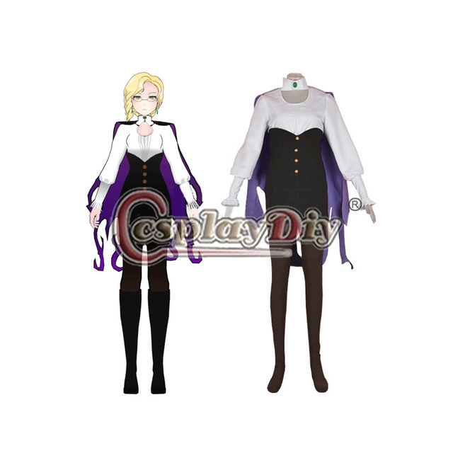 高品質 高級 コスプレ衣装 RWBY（ルビー）風 グリンダ・グッドウィッチ タイプ オーダーメイド Beacon Academy staff Glynda Goodwitch の通販は