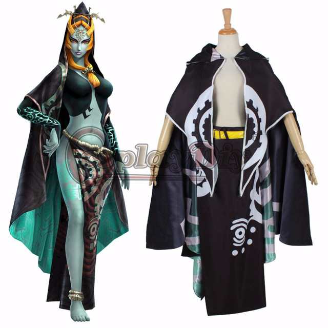 高品質 高級コスプレ衣装 ゼルダの伝説 風 ミドナ タイプ