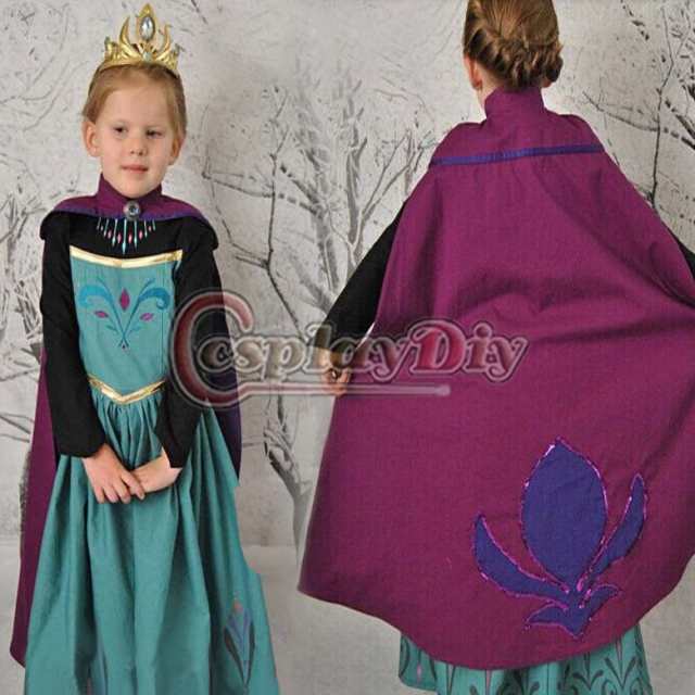 高品質 高級コスプレ衣装 ディズニー風 アナと雪の女王 ドレス アナ エルサ タイプ Elsa Queen Dressver 子供用キッズワンピース 王冠の通販はau Pay マーケット ワタナベコーポレーション