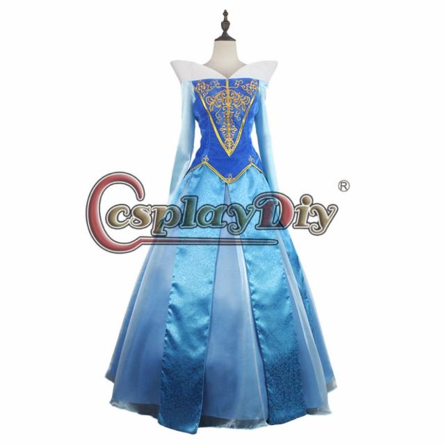高品質 高級コスプレ衣装 眠れる森の美女 風 オーロラ姫 タイプ