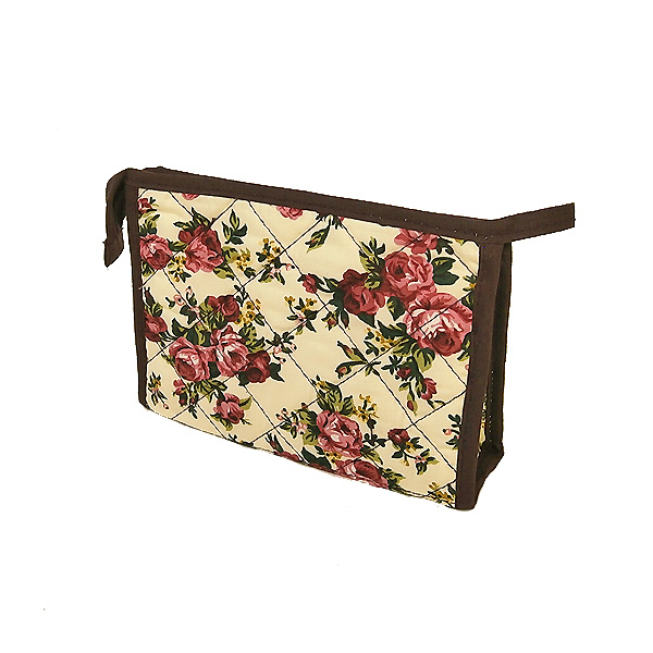 花柄 キルティング ポーチ 小物入れ 化粧ポーチ コスメポーチ アイボリー ローズ Sサイズ アジアン雑貨 バリ雑貨 タイ雑貨 化粧ポーチの通販はau Pay マーケット アジアン雑貨 インテリアangkasa