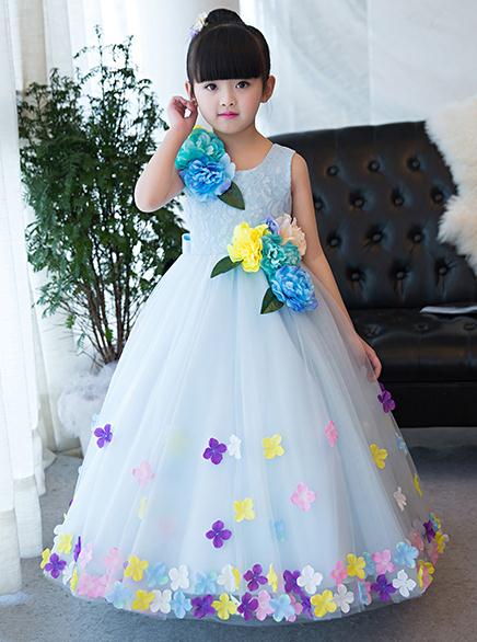 ブルー 子供ドレス ワンピース キッズ服 子供服 女の子 ワンピース 子ども 発表会 演出舞台 結婚式 卒業園 入園式 100 160cmの通販はau Pay マーケット Dream洋服屋