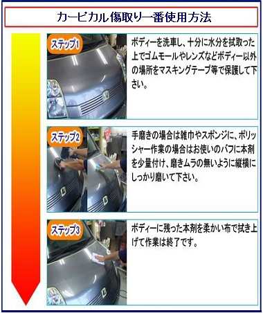 業務用 カーピカルコンパウンド 傷取り一番 粗目 0ml ボディー磨き 一発磨き 納車前 水垢落とし 小傷 くすみ 研磨剤 の通販はau Pay マーケット カーピカルｊａｐａｎ ｎｅｔ