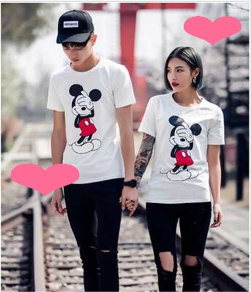 T Shirt Disney ディズニー ｔシャッ メンズ レディース 半袖ｔシャッ Tシャツ カップル 春夏 トップスミッキー柄 Tシャツ 半袖 の詳細 Au公式 総合通販サイト Wowma For Au