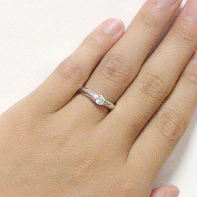 鑑定書付 ダイヤモンド プラチナ 婚約指輪 エンゲージリング ダイヤ