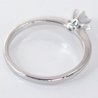 鑑定書付 ダイヤモンド プラチナ 婚約指輪 エンゲージリング ダイヤ 0.4ct E-VS1-Excellent 6本爪 立爪 Pt900｜au  PAY マーケット