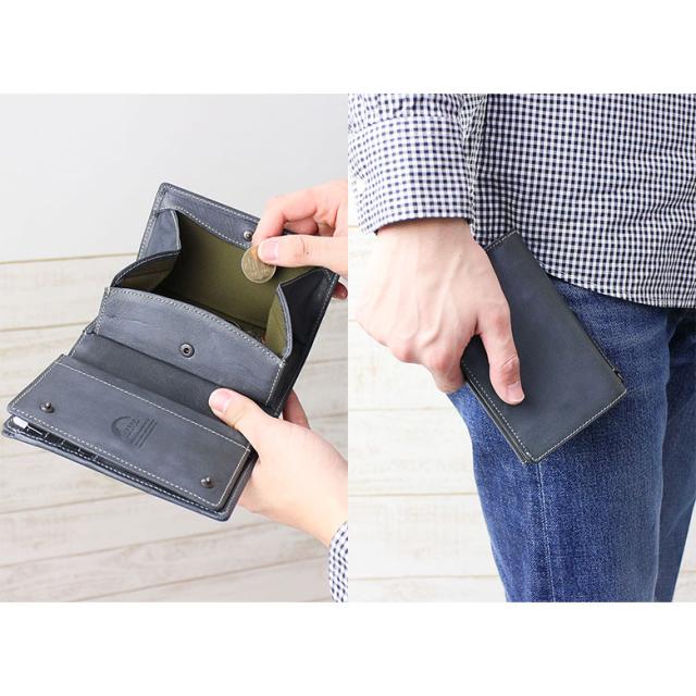 商品レビューで＋5％】コルボ CORBO 財布 二つ折り財布 box型小銭入れ