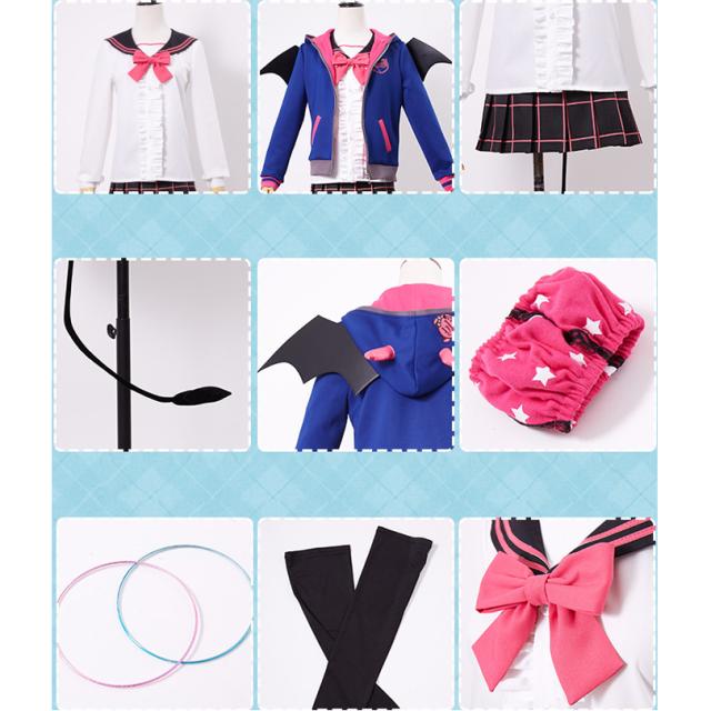 ラブライブ！ 小悪魔編 未覚醒 高坂穂乃果 こうさかほのか 風 コスプレ衣装 高品質 新品 Cosplay アニメ イベント パーティー 仮装　_5