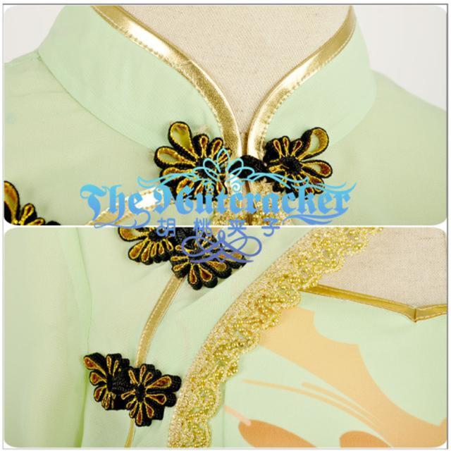 Vocaloid ボーカロイド メグッポイド チャイナドレス コスプレ衣装　COS 高品質 新品 Cosplay アニメ コスチューム_3