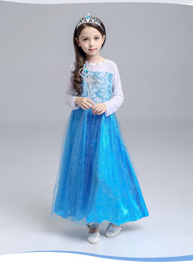 1万円以上送料無料 Frozenディズニー版 アナと雪の女王 エルサ Elsa 子供用ドレス ワンピース Cosplay衣装 演出用 舞台用の通販はau Pay マーケット Sky同萌