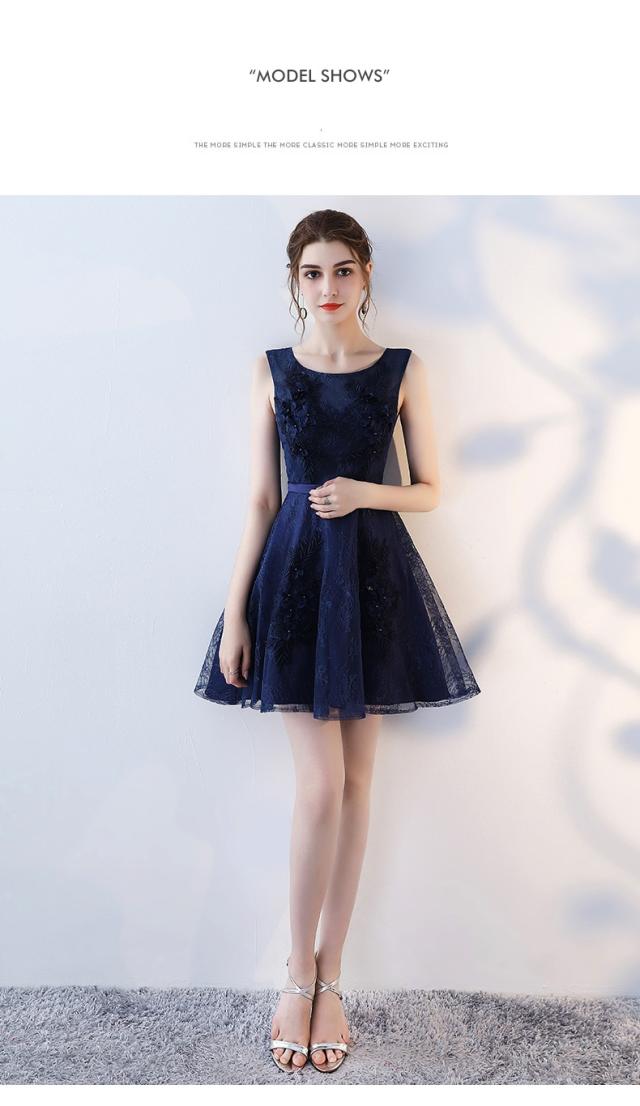 17新作 ネイビードレス ミニドレス演奏会 パーティードレス 結婚式 ドレス ウェディングドレス お呼ばれ ピアノ 発表会 二次会 の通販はau Pay マーケット ヒナギクファッション