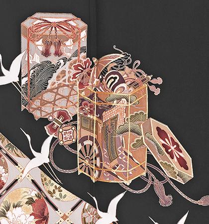 往復送料無料 2泊3日 レンタル 黒留袖 No.031-0347-Sサイズの通販はau