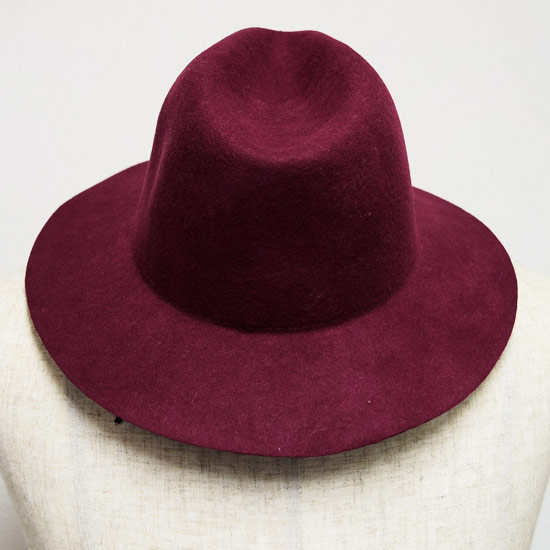 ハット メンズ つば広ハット ウール ワイン 中折れ 男 帽子 新作 春 夏 秋 冬 個性的 V系 ビジュアル系 モード系 韓国 お兄系 衣装の通販はau Pay マーケット Alleglo Crows