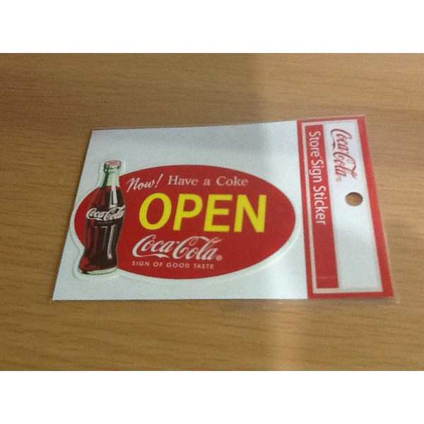 コカコーラ ステッカー Cc Ss2 Open コカコーラ雑貨 Coca Cola 人気 ステッカー シール デカールの通販はau Pay マーケット ちゃんぷ