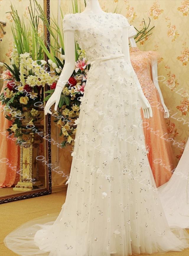 【即納】★花嫁ウェディングドレス★Aラインドレス★プリンセスドレス★二次会ドレス★★演出ドレス★パーティードレス★コンサート