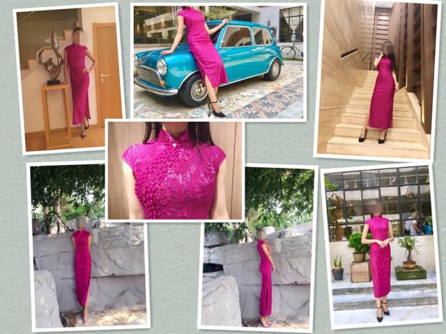 高品質 チャイナ服 パーティドレス ロングドレス チャイナドレス