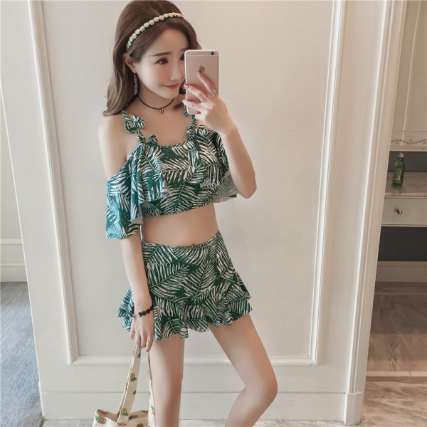 水着レディースビキニ水着体型カバースカート水着2点セット可愛い少女風ビキニ大きいサイズ水着 Cyc1813の通販はau Pay マーケット Global Shop