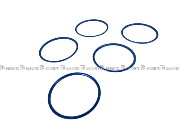 BRIGHTZ Cクラス W205 アルミフロントエアコンリング 青 INT−ETC−014
