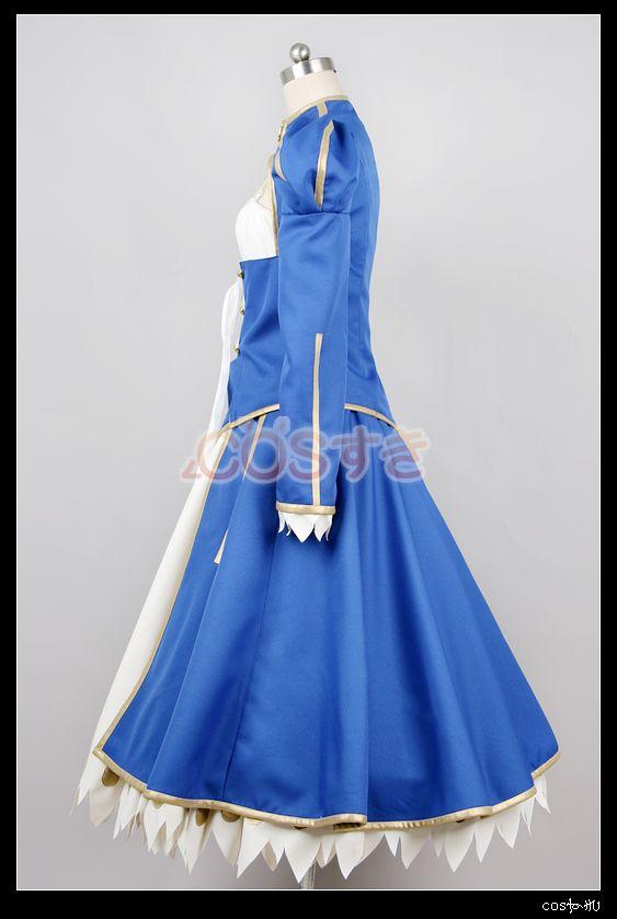 送料無料 Fate/stay night フェイト/ステイナイト Fate/Zero フェイト/ゼロ セイバー アーサー ペンドラゴン王 コスプレ衣装  コスプレ衣_2