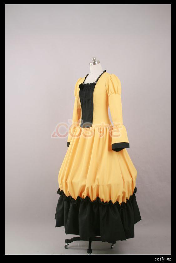 送料無料 VOCALOID ボーカロイド 初音ミク シリーズ 悪ノ娘 王女 コスプレ衣装 コスプレ衣装 COS 高品質 新品 Cosplay アニメ コスチュ_1