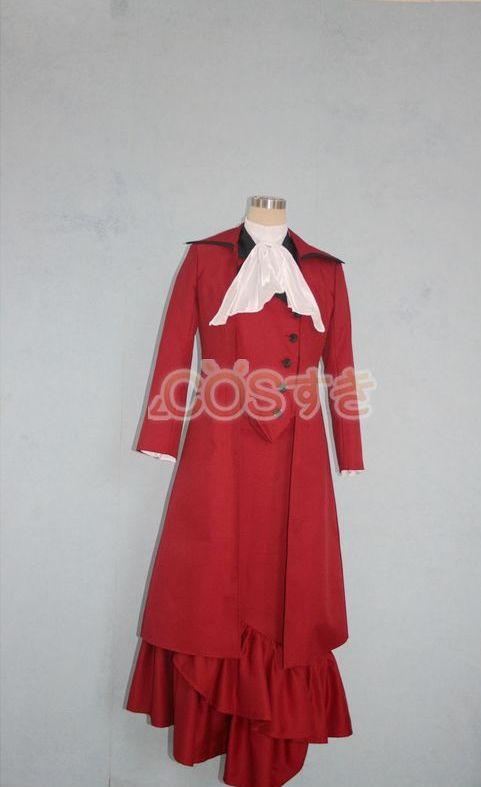 送料無料 黒執事 アンジェリーナ ダレス Angelina Dulles マダム レッド コスプレ衣装  コスプレ衣装 COS  高品質 新品 Cosplay アニメ
