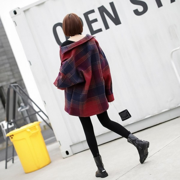 グレンチェック柄 グレンチェック柄 ステンカラーコート カジュアル レディース ハーフコート カジュアル レディース ハーフコート 秋 冬の通販はau Pay マーケット Amaryl