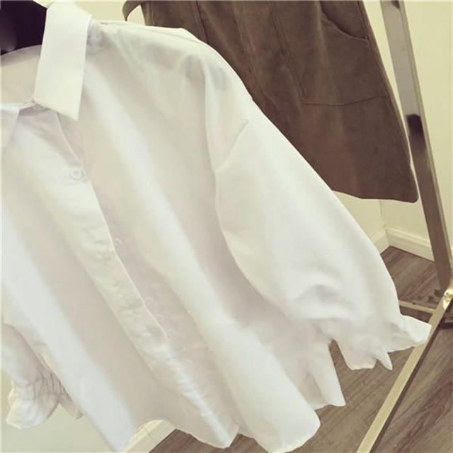 白シャツ ホワイト ワイシャツ Ol 大きめ エレガント 通勤 Ol カジュアル メール便送料無料 の通販はau Pay マーケット セイヘイショップ