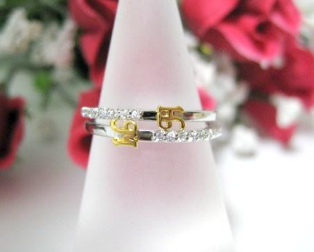 シルバー925 オーダーメイド リング 指輪 Bブランド Czイニシャルエタニティリング M H Ri Lwb Sv Ko Om の通販はau Pay マーケット ララレディー