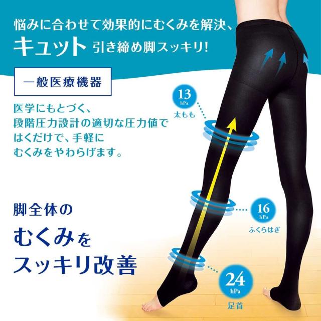 おうちでメディキュット リンパケア スパッツ Lの通販はau Pay マーケット V Mart