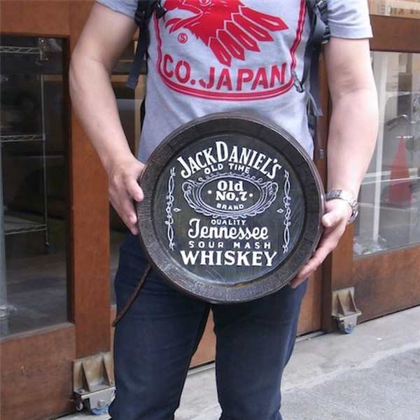 ジャックダニエルJackDaniels 樽底壁掛け看板 JACK DANIELS メリカン