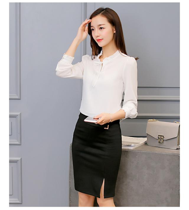 ワイシャツ ブラウス レディース ビジネス シンプル トップス シフォンシャツ Ol風 ゆったり 着やせ 大人 春夏 無地 おしゃれの通販はau Pay マーケット K R L