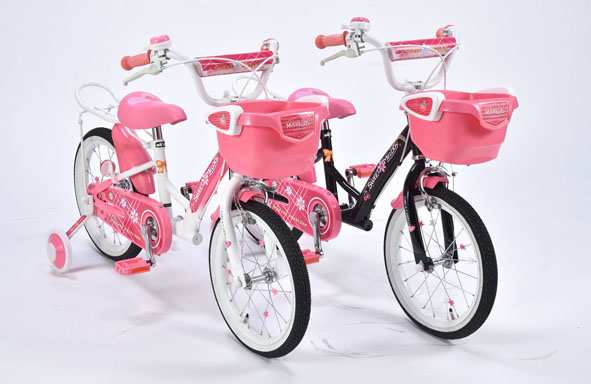 子供用自転車16インチ、可愛くインチ、楽しく乗れる、人気モデル補助輪 