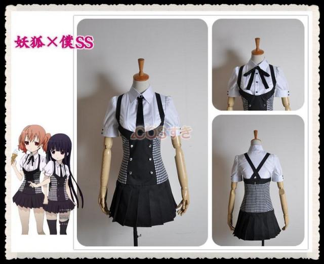 送料無料 妖狐×僕SS 白鬼院凜々蝶 しらきいんりりちよ 夏の制服 コスプレ衣装 COS  高品質 新品 Cosplay アニメ コスチュームの通販は 8,500円