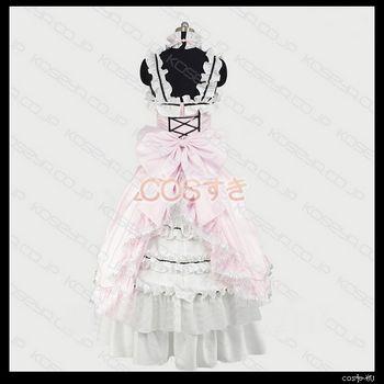 送料無料 黒執事 シエル・ファントムハイヴ Ciel Phantomhive お嬢様 舞踏会衣装 コスプレ衣装 コスプレ衣装 COS 高品質 新品 Cosplay ア_2