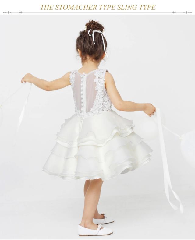 子供服 キッズ フォーマル ワンピース80　90　100 110 120 130 140 150 結婚式 ピアノ 発表会]　ブライズメイド_2